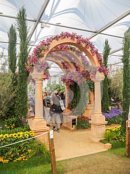 RHS Chelsea Flower Show 2017. The world`s most prestigious flower show displaying the best in garden design.